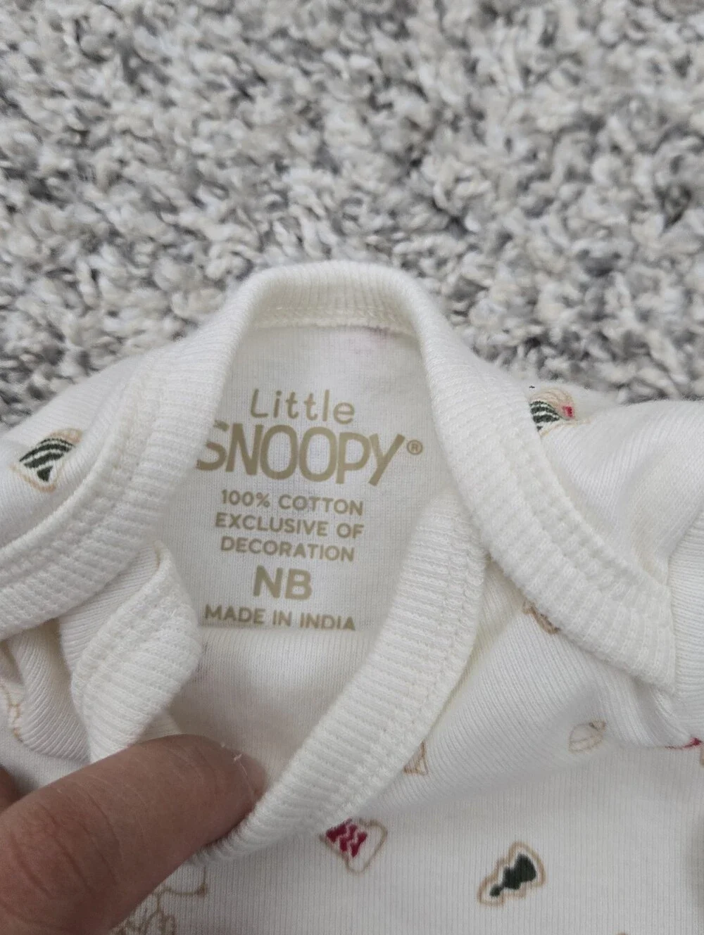 Little Snoopy Christmas Bodysuit